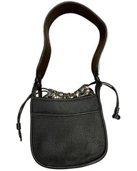 Moncler Sac à main en Cuir Noir