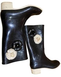 Chanel Regenstiefel - Schwarz