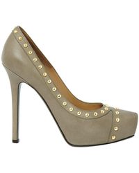 Ferragamo Tacones en cuero gris \N