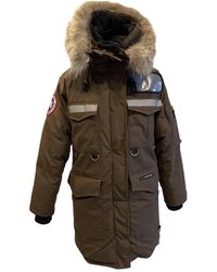 Canada Goose Expedition Brown Cotton Coats
