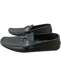 Louis Vuitton Monte Carlo Black Leather Flats