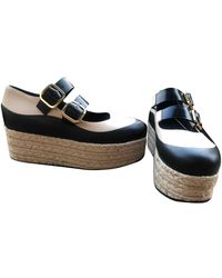 Marni Leder Espadrilles - Mehrfarbig