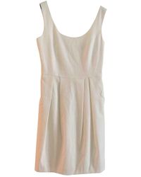 Herno Robe en Coton Blanc