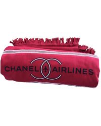 Chanel Costume da bagno in cotone rosso