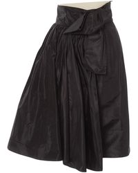 Valentino Falda en seda negro \N