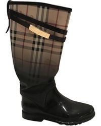 Burberry Wellington Boots - Brown