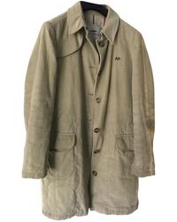 Burberry Beige Cotton Coat - Natural