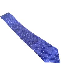 Hermès Cravatta in seta blu