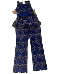 Stella McCartney Blue Polyester Jumpsuits