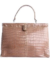 Bottega Veneta Leder Kleine Tasche - Natur