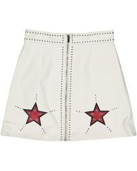 Miu Miu Gonna in pelle bianco \N