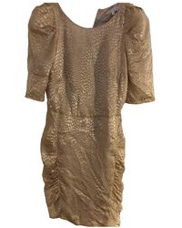 Sandro Midi kleid - Mehrfarbig