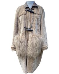 Marni Schaf Mäntel - Natur