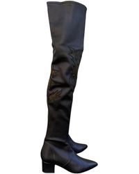 Chanel Botas camperas de Cuero - Azul