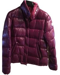 Moncler Mantel Classic en Synthétique Violet