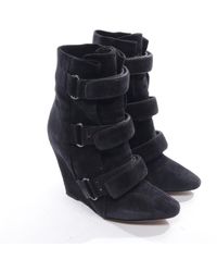 Isabel Marant Boots \N en Cuir Noir
