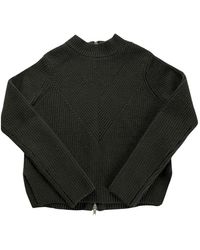 Sandro Green Wool Knitwear