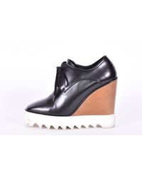 Stella McCartney Boots \N en Toile Noir - Bleu