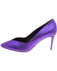 Giuseppe Zanotti Leder Pumps - Lila