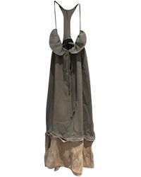 Alexander Wang Seide Mini kleid - Grau