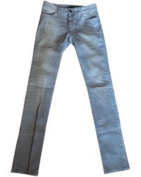 Maje Grey Cotton - Elasthane Jeans - Gray