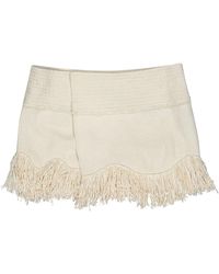 Isabel Marant Jupe \N en Soie Écru - Neutre
