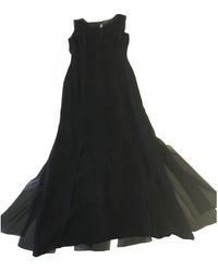 Chanel Seide Maxi kleid - Schwarz