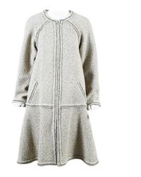 Chanel Tweed Mäntel - Mettallic