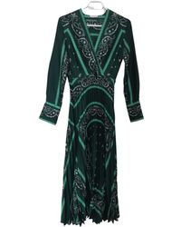 Sandro Midi kleid - Grün