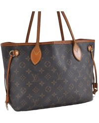 Louis Vuitton Leinen Handtaschen - Braun