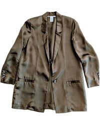 Diane von Furstenberg Jacke Polyester Grün - Mehrfarbig