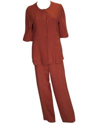 Marni Monos en lana naranja