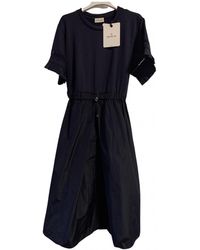 Moncler Robe longue - Bleu