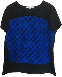 Diane von Furstenberg Seide Bluse - Schwarz
