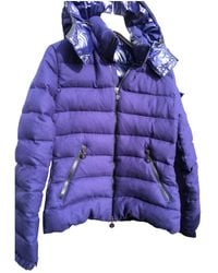 Moncler Mantel Classic en Laine Bleu