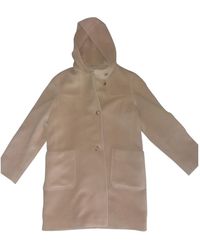 Herno Mantel en Laine Beige - Neutre