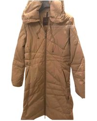 Moncler Mantel Classic en Synthétique Beige - Neutre