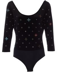 Chanel Top in velluto nero