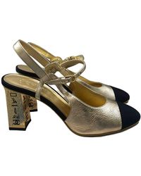 Chanel Slingback Leder Pumps - Mehrfarbig