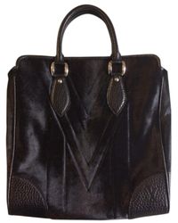 Louis Vuitton Black Leather Bag