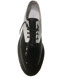 Sandro Black Leather Lace Ups