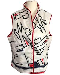 Moncler Gilet long - Blanc