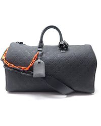 louis vuitton holdall black