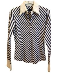 Moncler Top en Coton Bleu