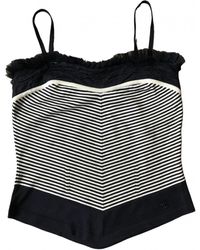 Chanel Camiseta de tirantes de Seda - Negro