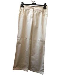 Chanel Vaquero largo - Blanco