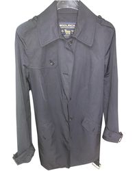 Woolrich Mantel en Polyester Bleu