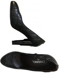 Chanel Leder Pumps - Schwarz