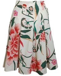 Diane von Furstenberg Halblang rock - Mehrfarbig