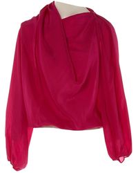 Lanvin Seide Bluse - Rot